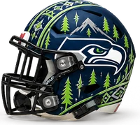 Seattle Seahawks helmet